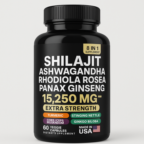 Gummieroot® Shilajit Capsules Extra Strength