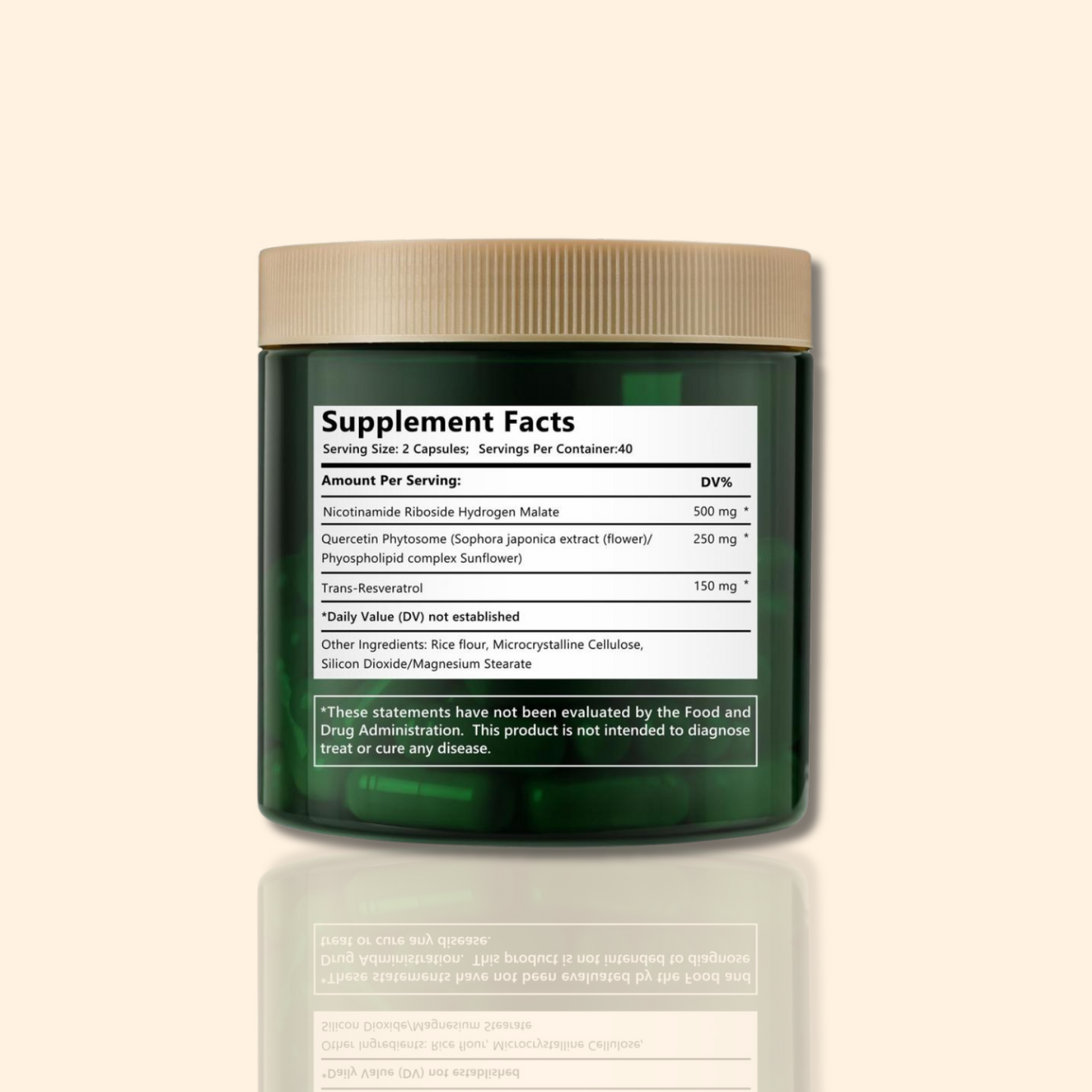 Gummieroot® NAD+ Supplement with Resveratrol & Quercetin