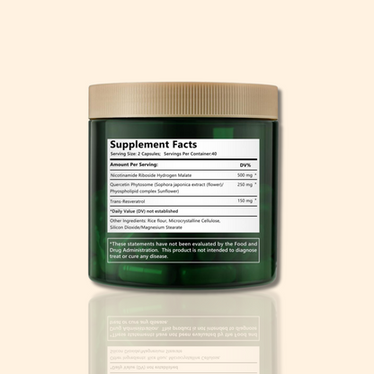 Gummieroot® NAD+ Supplement with Resveratrol & Quercetin